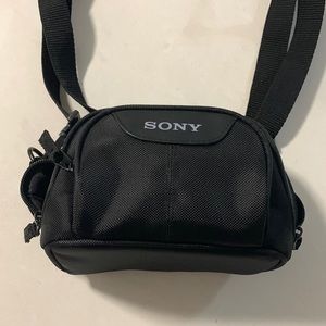 SONY black camera/camera equipment tactical style case L 6.5” H 4.5” W 4”